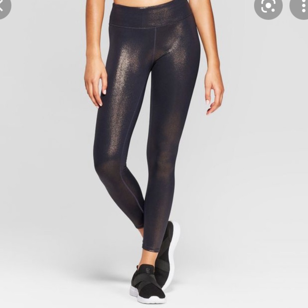NWOT Joy Lab Metallic Glitter Leggings